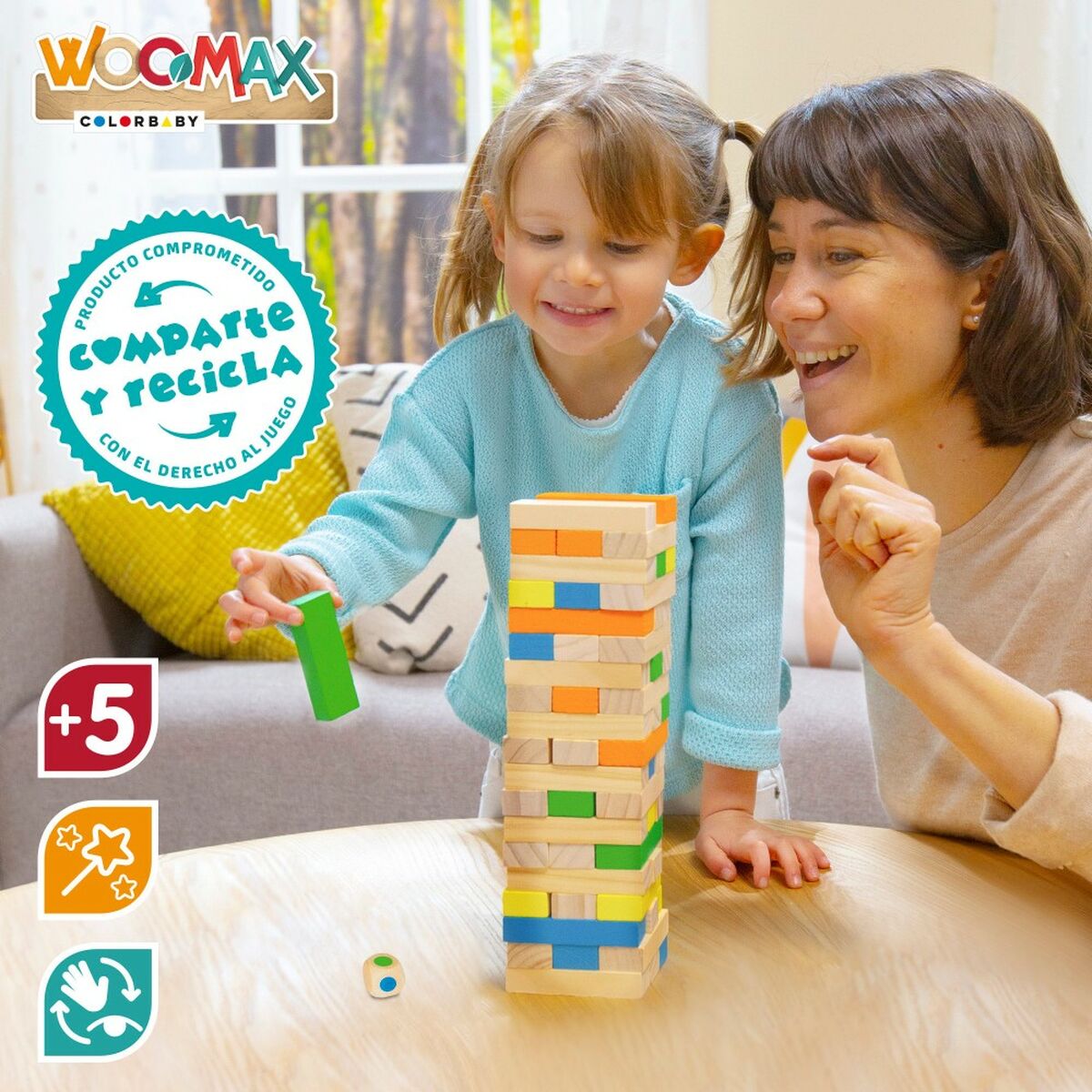 Jenga Woomax (6 Unități)